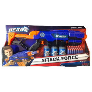 تفنگ اسباب بازی X Hero مدل ATTACK FORCE-اسباب بازی